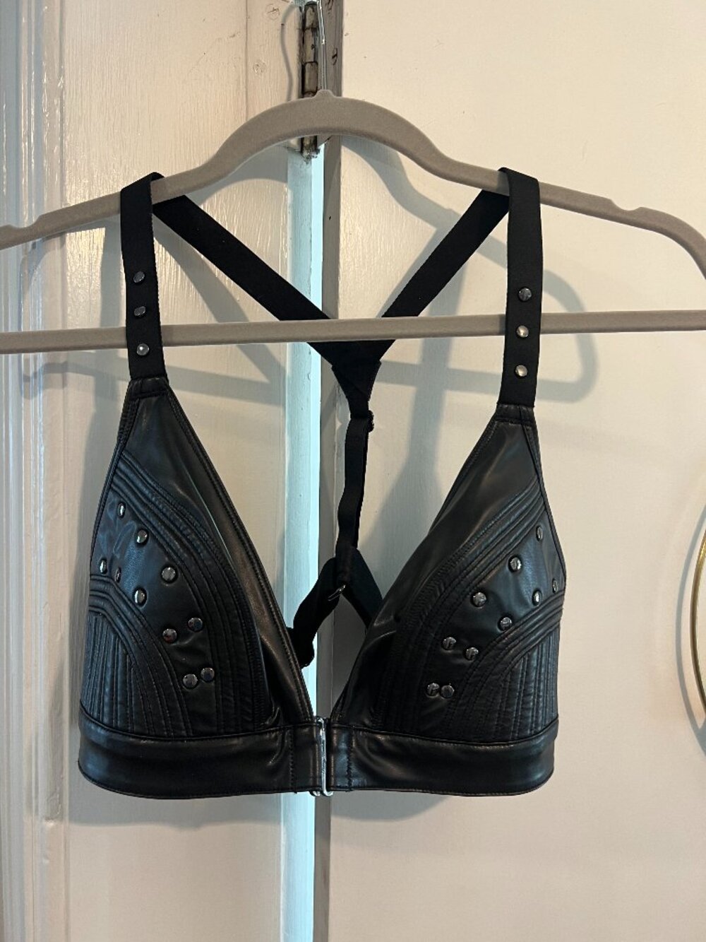 Honey Birdette Whitney Black Bralette Size L